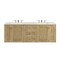 James Martin Vanities Laurent 72in Double Vanity, Light Natural Oak w/ 3 CM Ethereal Noctis Top 545-V72-LNO-3ENC - alternate 7